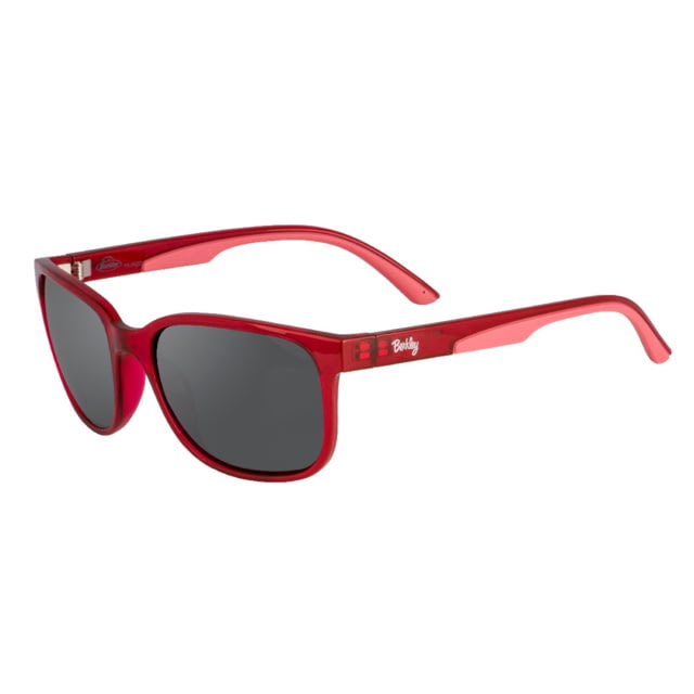Berkley BER004 Sunglasses - Womens Crystal Red Frame Grey Lens - Berkley