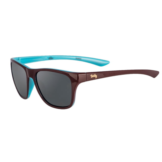 Berkley BER005 Sunglasses - Womens Crystal Brown Frame Grey Lens - Berkley