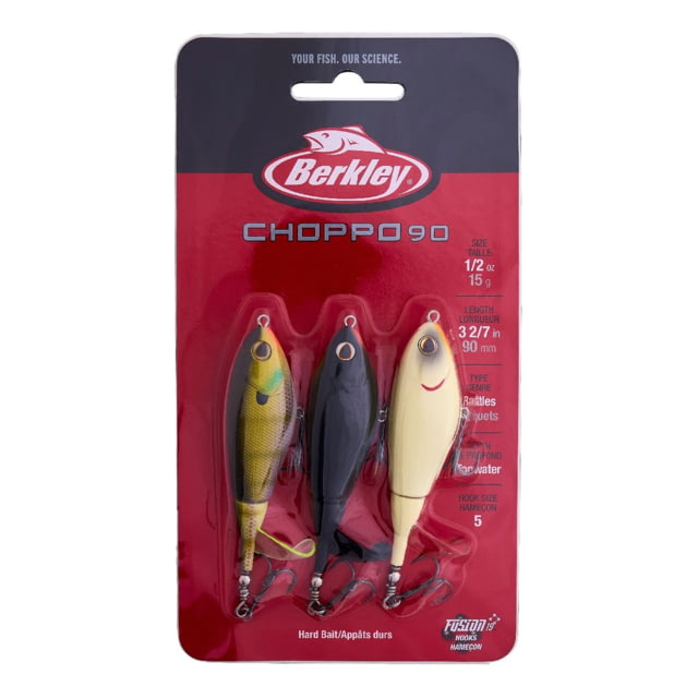 Berkley Choppo 3 Pack Kit Hard Baits Assorted 90