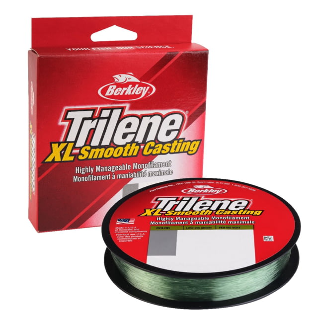 Berkley Filler Spool Trilene XL Line Green 300 Yards 10 lb Low-Vis Green 0.011 in/0.27 mm