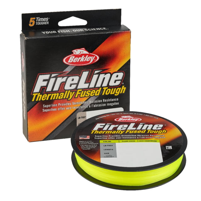Berkley FireLine Superline 0.006in/0.15mm 6lb/2.7kg 300yd/274m 2 lb Flame Green 0.006 in/0.15 mm