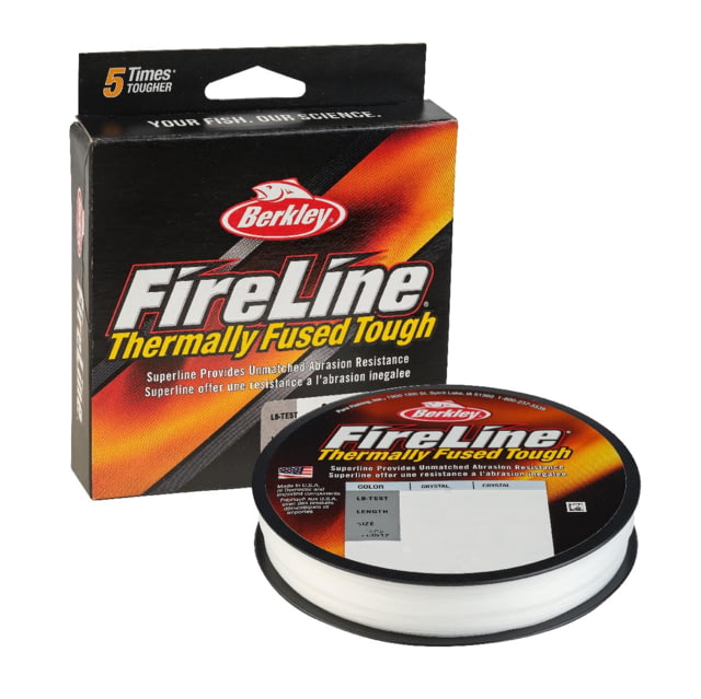 Berkley FireLine Superline 0.009in/0.24mm 14lb/6.3kg 125yd/114m 6 lb Crystal 0.009 in/0.24 mm