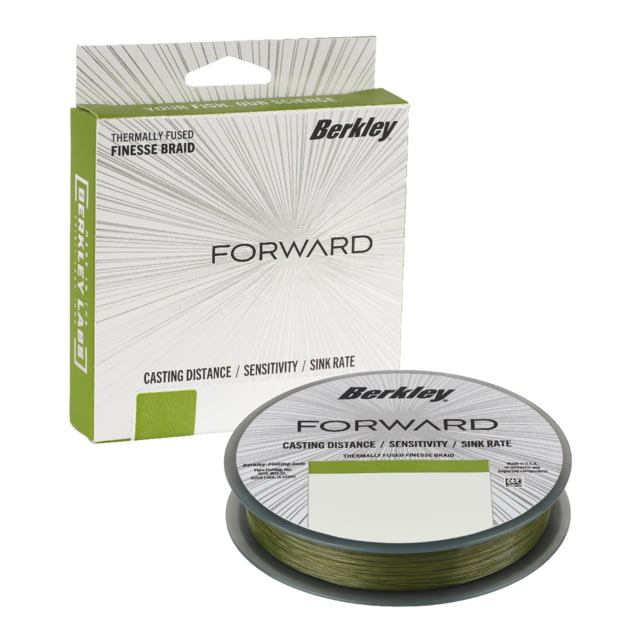 Berkley Forward Braid Filler Spool 10lb Low-Vis Green 0.007 in/0.17 mm