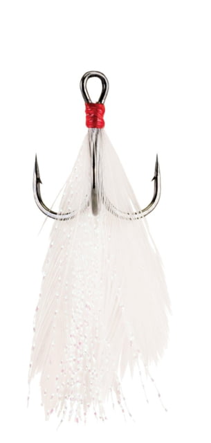 Berkley Fusion19 Feathered Treble Hook White 4