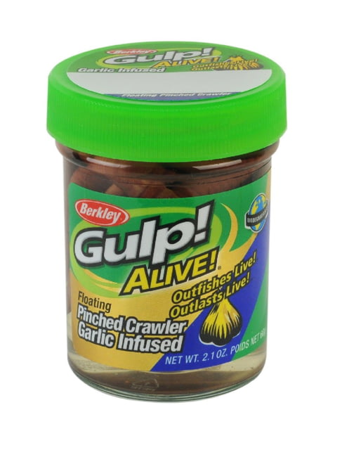 Berkley Gulp Alive Floating Pinched Crawler 2in Nightcrawler