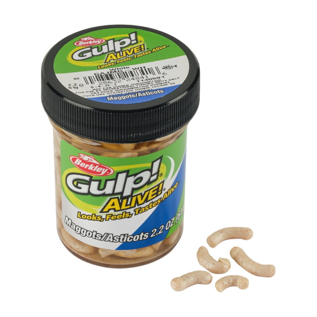 Berkley Gulp Alive Maggots White