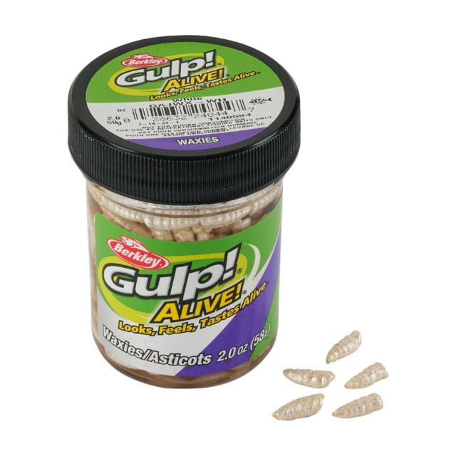 Berkley Gulp Alive Waxies 12mm White