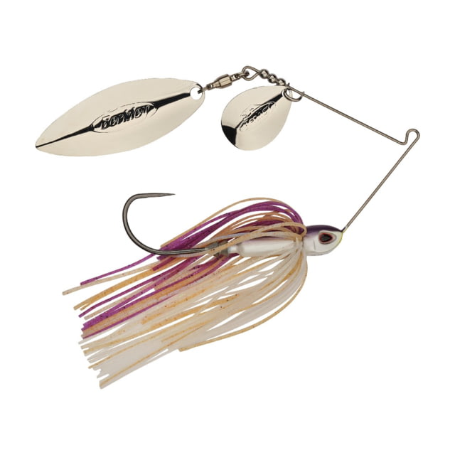 Berkley Power Blade Compact Colorado/Willow Spinnerbait 1/2oz Purple Rain/Silver + Silver