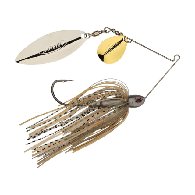 Berkley Power Blade Compact Colorado/Willow Spinnerbait 1/2oz Silver Bullet/Gold + Silver