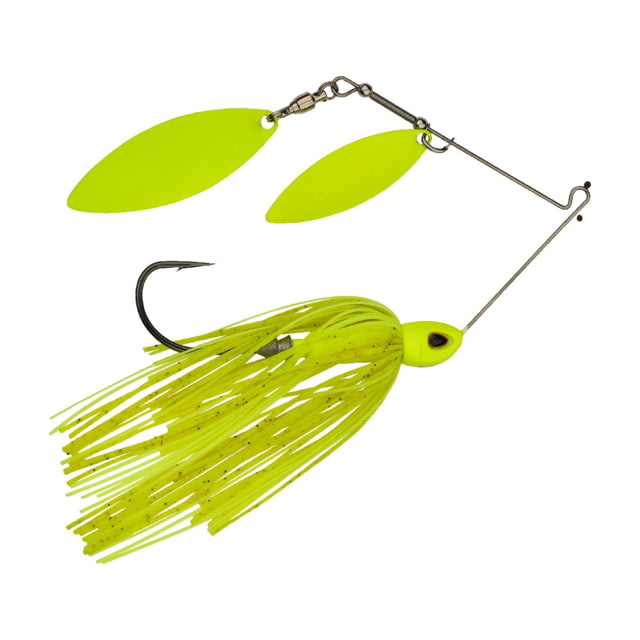 Berkley Power Blade Compact Double Williw Spinnerbait 1/2oz Chartreuse/Chartreuse + Chartreuse