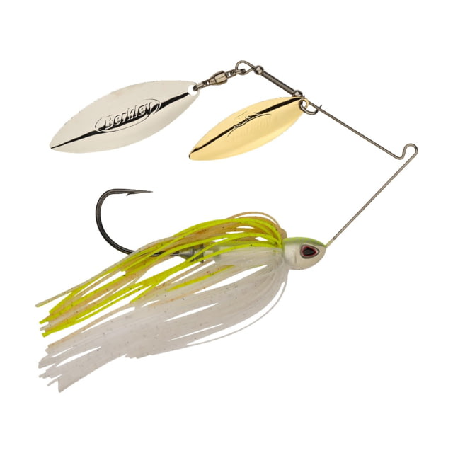 Berkley Power Blade Compact Double Williw Spinnerbait 1/2oz E2 Magic/Gold + Silver