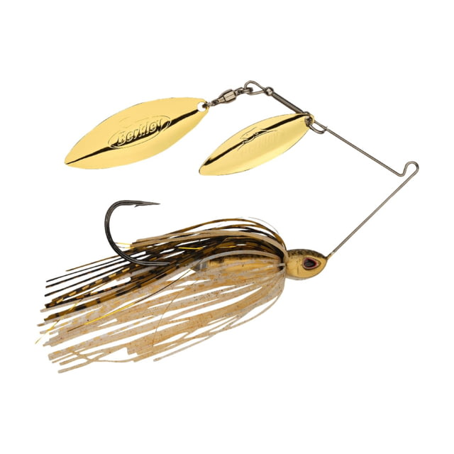 Berkley Power Blade Compact Double Williw Spinnerbait 1/2oz Golden Shiner/Gold + Gold