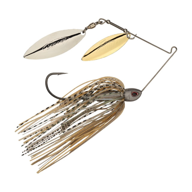 Berkley Power Blade Compact Double Williw Spinnerbait 1/2oz Silver Bullet/Gold + Silver