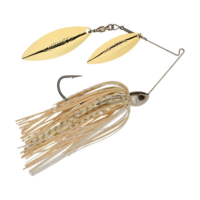 Berkley Power Blade Compact Double Williw Spinnerbait 3/8oz Crypto/Gold + Gold