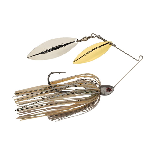 Berkley Power Blade Compact Double Williw Spinnerbait 3/8oz Silver Bullet/Gold + Silver