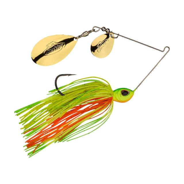 Berkley Power Blade Standard Colorado/Indiana Spinnerbait 3/8oz Firetiger/Gold + Gold
