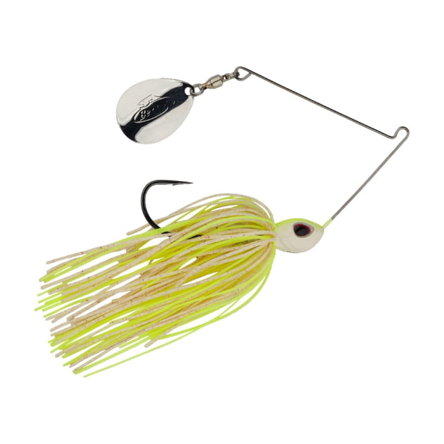 Berkley Power Blade Standard Colorado Spinnerbait 3/8oz White Chartreuse/Silver