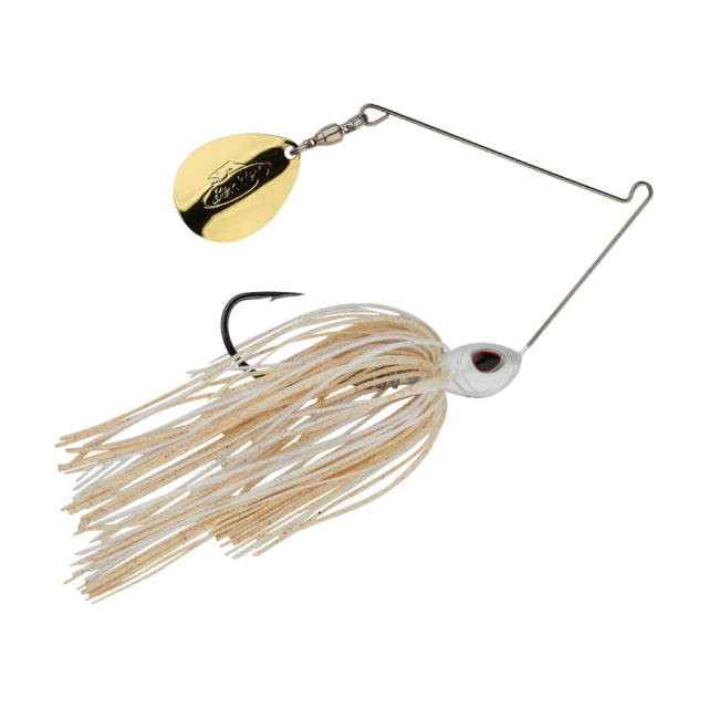 Berkley Power Blade Standard Colorado Spinnerbait 3/8oz White/Gold