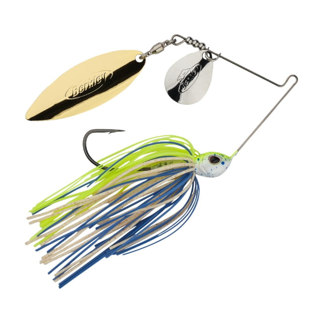Berkley Power Blade Standard Colorado/Willow Spinnerbait 1/4oz Old School/Silver + Gold