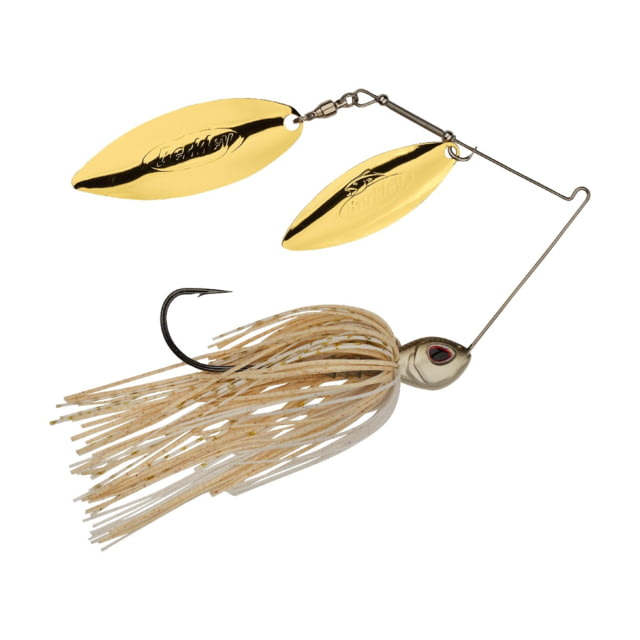 Berkley Power Blade Standard Double Willow Spinnerbait 1/2oz Crypto/Gold + Gold
