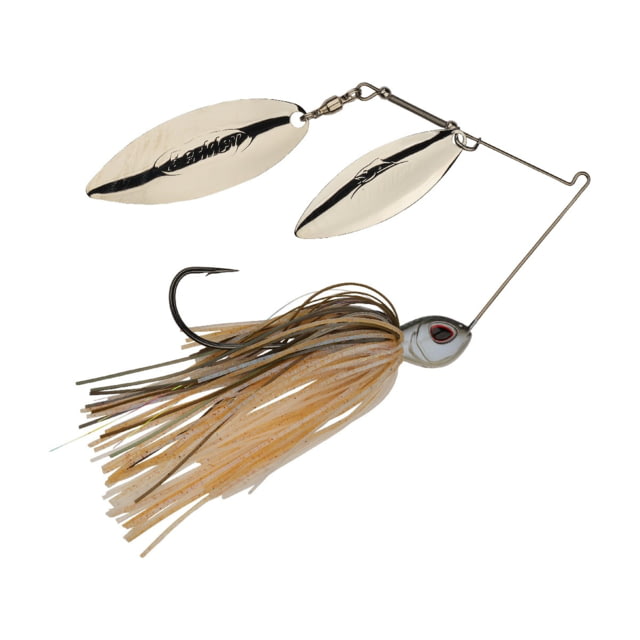 Berkley Power Blade Standard Double Willow Spinnerbait 1/2oz Herring/Silver + Silver