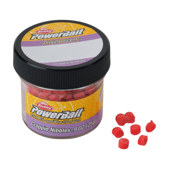 Berkley PowerBait Crappie Nibbles Fluorescent Red