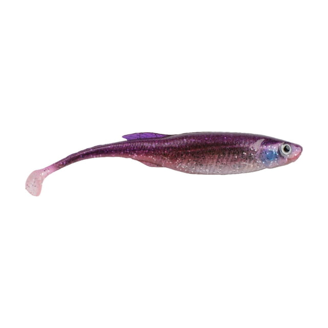 Berkley PowerBait Drip Swimmer Soft Bait 3in 6 Pack HD Purple Shiner