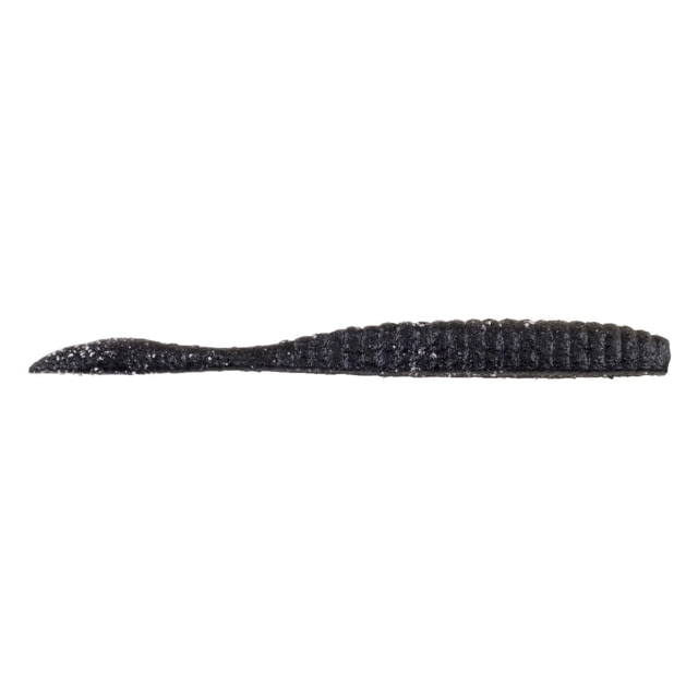 Berkley PowerBait MaxScent Flat Worm 3.6in 10 Pack Black