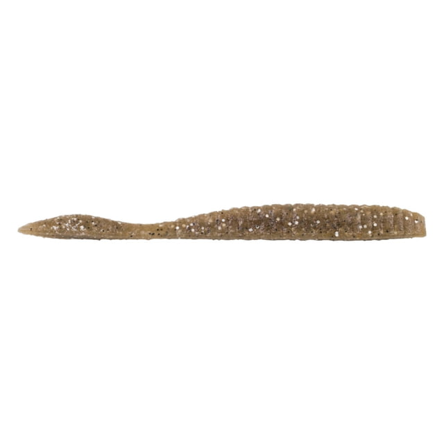 Berkley PowerBait MaxScent Flat Worm 3.6in 10 Pack Natural Shad