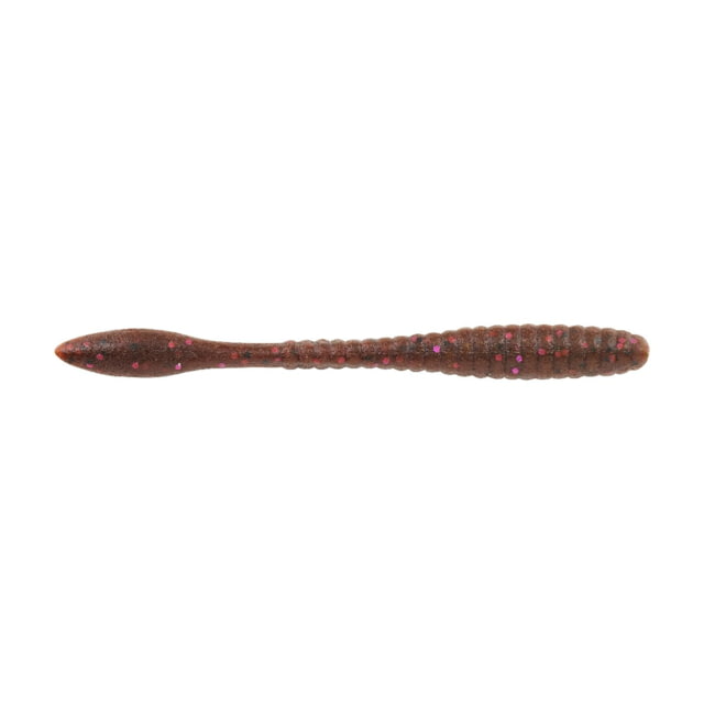 Berkley PowerBait MaxScent Flat Worm 4.5in 8 Pack Cinnamon Purple
