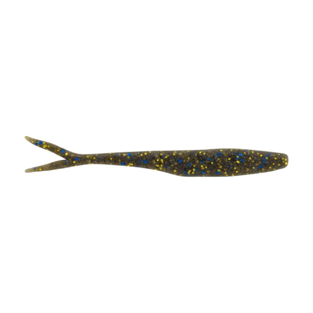 Berkley PowerBait MaxScent Flatnose Minnow Soft Bait 4in 10 Pack Smoke Black Blue Gold