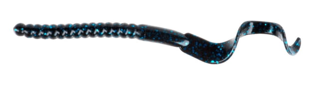 Berkley PowerBait Power Worms Soft Bait 7in 13 Pack Black Blue Fleck