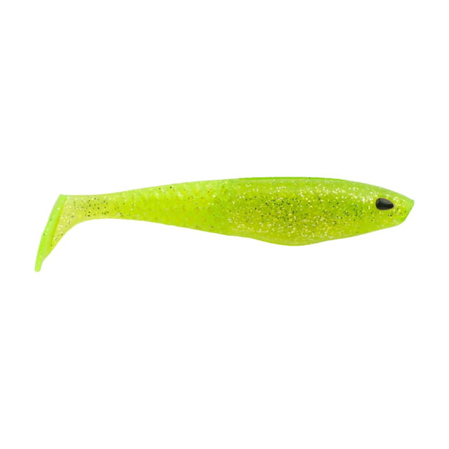 Berkley PowerBait Saltwater CullShad Soft Bait Lures 4in 4 Pack Chartreuse Silver Flash