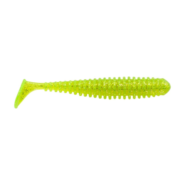 Berkley PowerBait Saltwater Power Swimmer Soft Bait Lures 4.3in 6 Pack Chartreuse Silver Flash