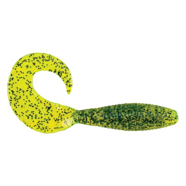 Berkley PowerBaits Power Grubs Grub 10 4in Chartreuse Pepper