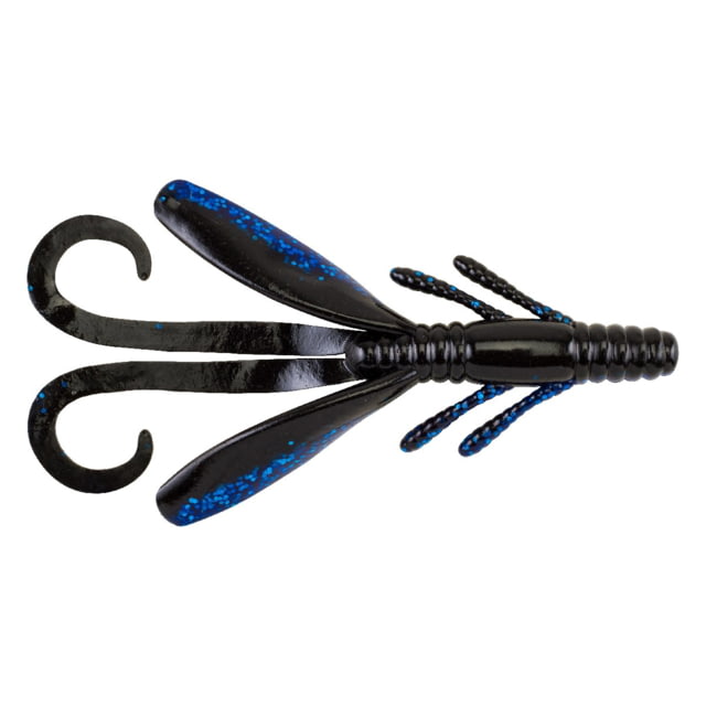 Berkley PowerBaits Power Hawg Creature Bait 8 4in Black Sapphire