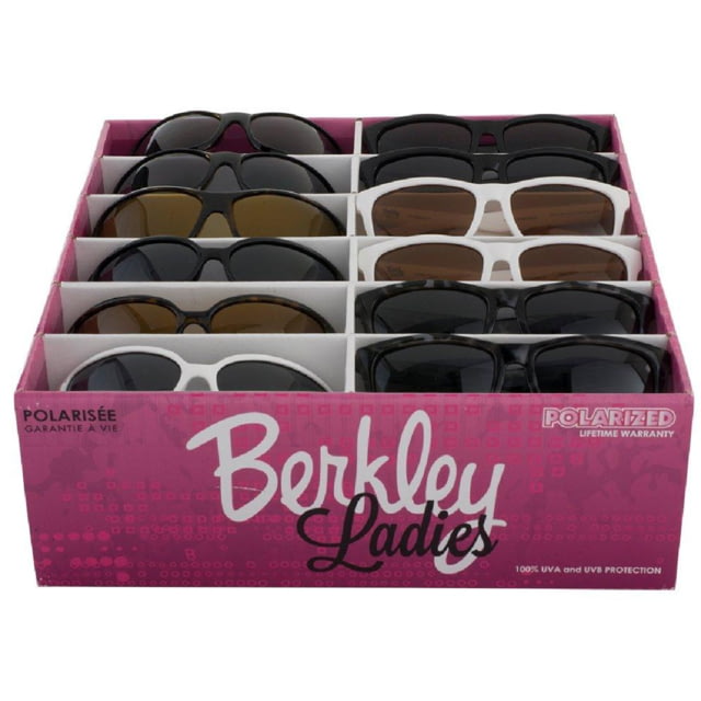 Berkley Pre-Selected Ladies Sunglasses Black/Tortoise Assorted Frame Grey Lens - Berkley