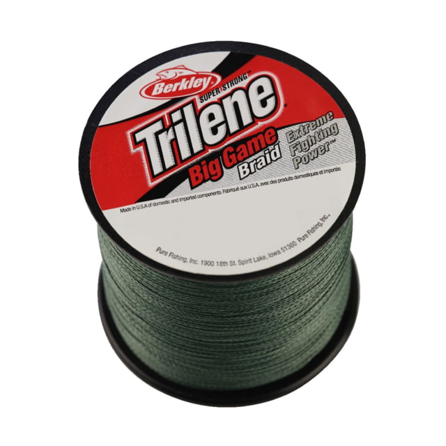 Berkley Trilene Big Game Braid Line 30lb Lo-Vis Green 0.012 in/0.30 mm