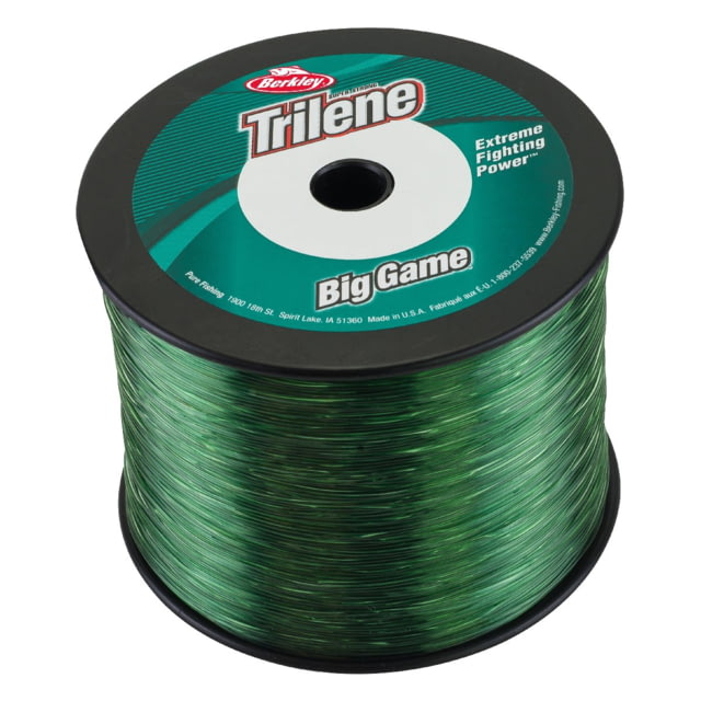 Berkley Berkley Trilene Big Game Monofilament Bulk Spool 12lb 4700yd 12lb 4700yd Green 0.014 in/0.35 mm - $52.99 at Optics Planet