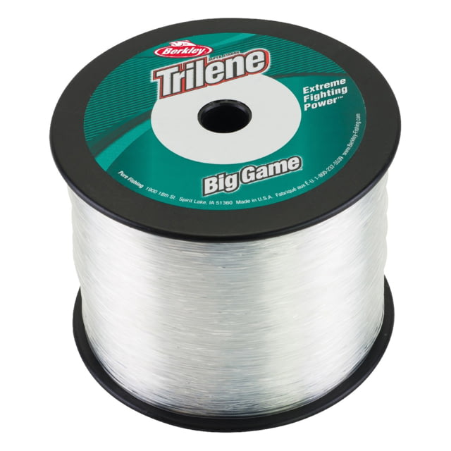 Berkley Berkley Trilene Big Game Monofilament Bulk Spool 50lb 1090yd Clear 0.028 in/0.71 mm - $51.99 at Optics Planet