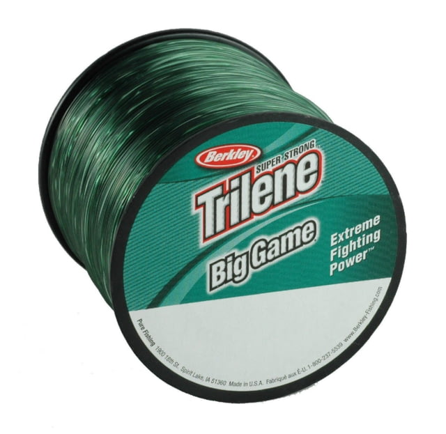 Berkley Trilene Big Game Monofilament Quarter Pound Spool 12 lb 1175 yd Green 0.014 in/0.35 mm