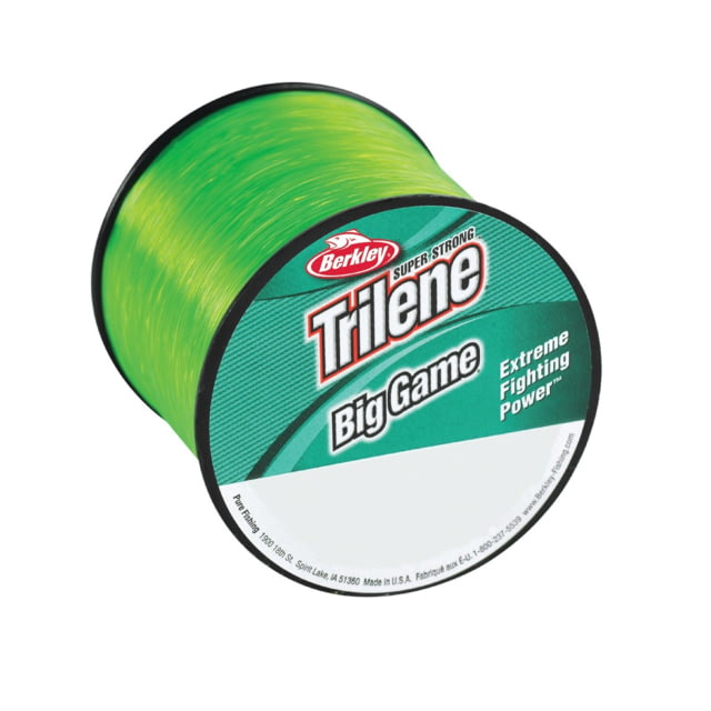 Berkley Trilene Big Game Monofilament Quarter Pound Spool 12lb 1175yd Solar Collector 0.014 in/0.35 mm