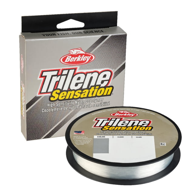 Berkley Trilene Sensation Filler Spool 0.008in/0.20mm 4lb/1.8kg 330yd/301m Clear 0.008 in/0.20 mm