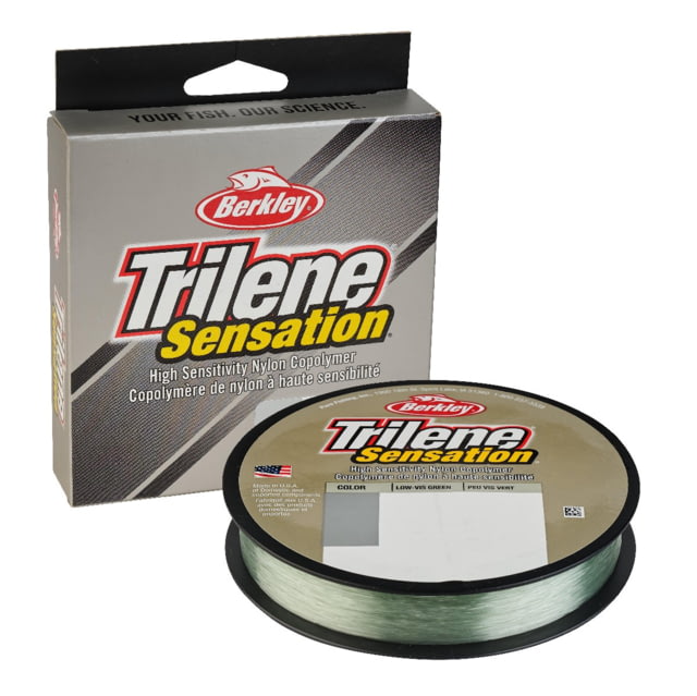 Berkley Trilene Sensation Filler Spool 0.012in/0.30mm 12lb/5.4kg 330yd/301m Low-Vis Green 0.012 in/0.30 mm