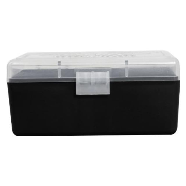 Berry's Manufacturing Ammo Box #404 - .22 Horn./.30 Carb. 50/rd Clear/Black