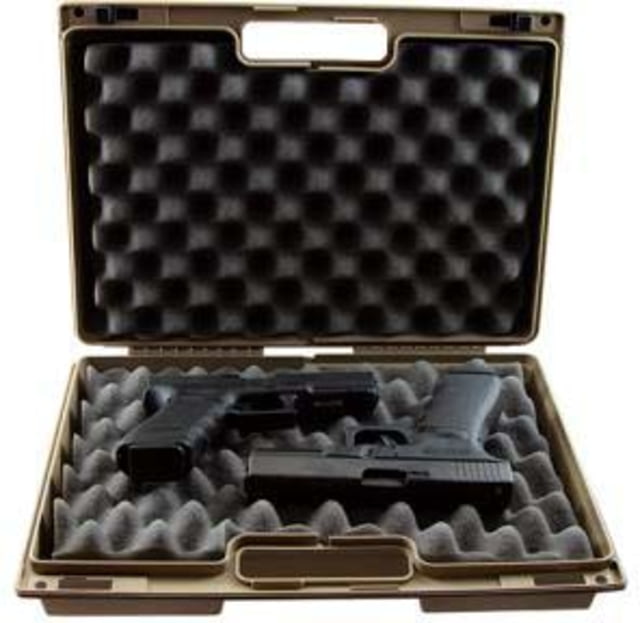 Berry's Manufacturing Double Pistol Case Tan - Berry's Manufacturing