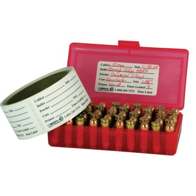 Berry's Manufacturing Reloading Data Labels 100ct Roll - Berry's Manufacturing