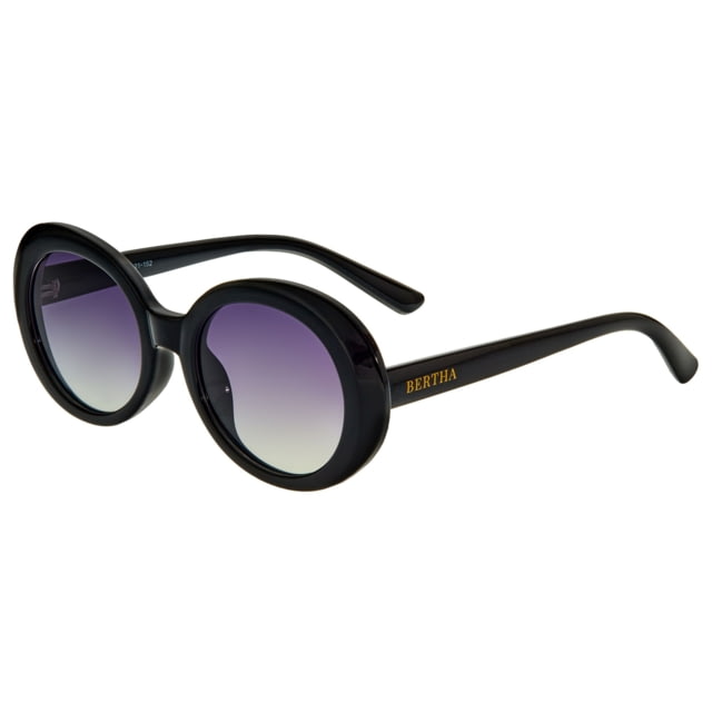 Bertha Annie Polarized Sunglasses - Women's Black Frame Black Lens Black/Black One Size - Bertha