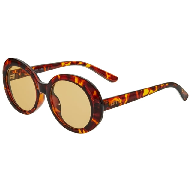Bertha Annie Polarized Sunglasses - Women's Tortoise Frame Amber Lens Tortoise/Amber One Size - Bertha
