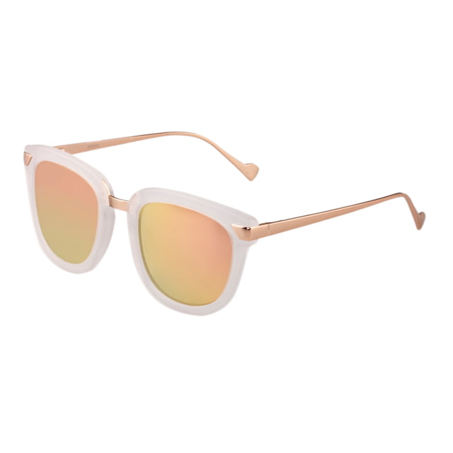 Bertha Arianna Sunglasses - Womens Clear Frame Brown Polarized Lens Clear/Brown One Size - Bertha